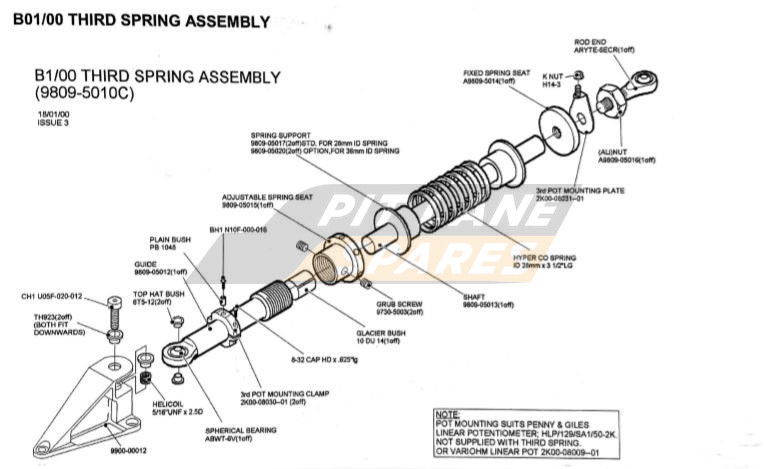 THIRD SPRING ASSEMBLY Diagram